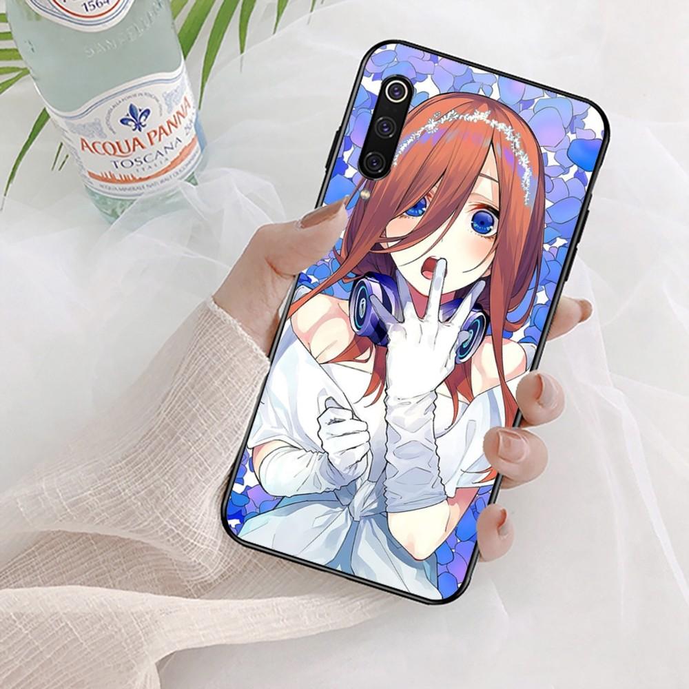 Nakano Miku Anime Phone Case For Xiaomi Mi 5X 8 9 10 11 12 Lite Pro 10T PocoX3pro PocoM3 Note 10 Pro Lite