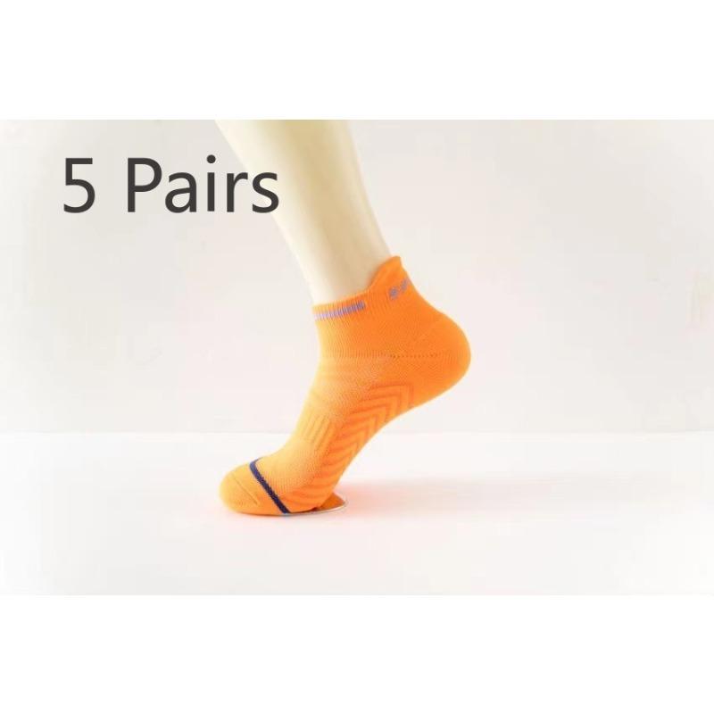 

5 пар мужских и женских профессиональных носков для активного отдыха 39-45(5 pairs) оранжевый