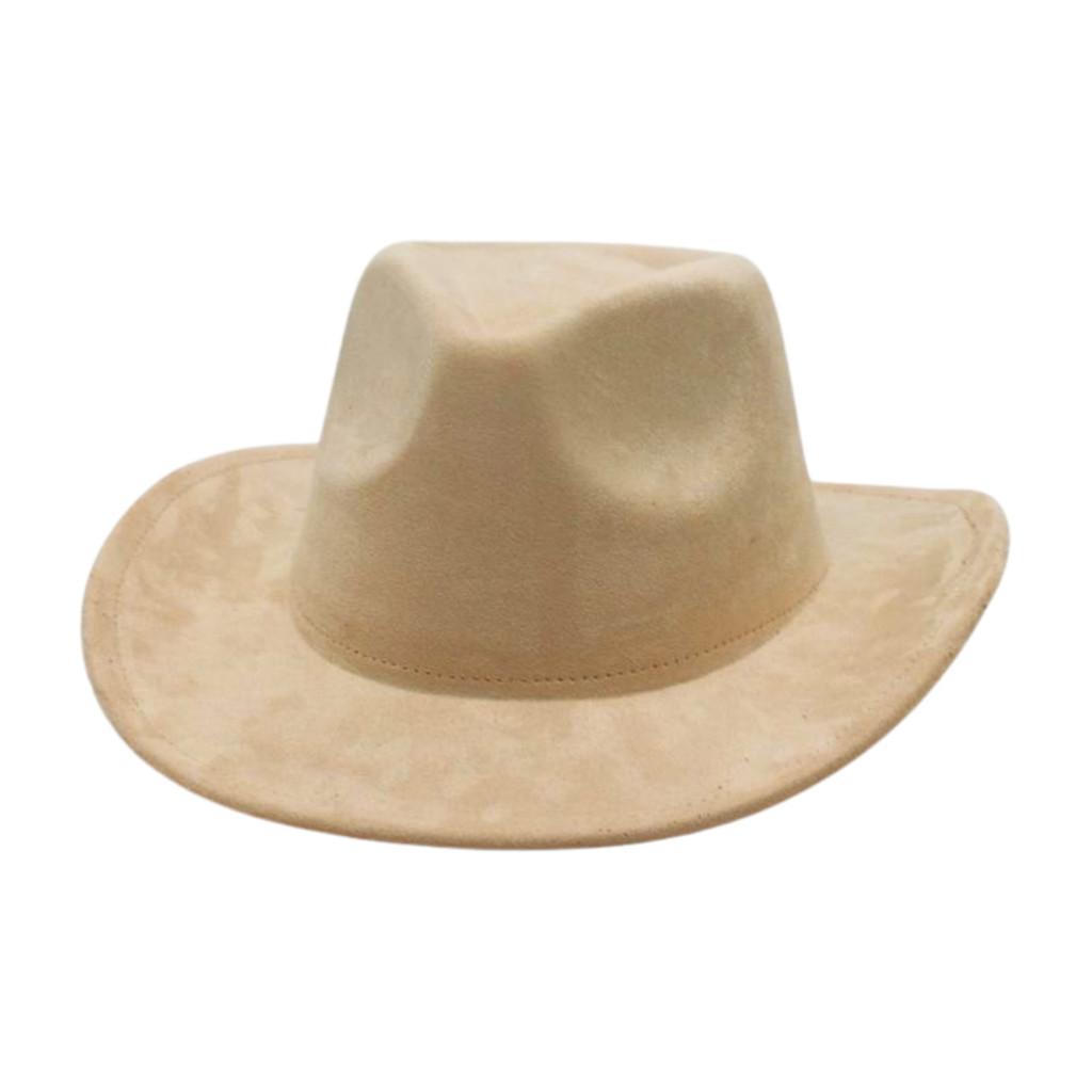 French Style Cowboy Hat With Feather Embellishments For Sun Protection And Travel