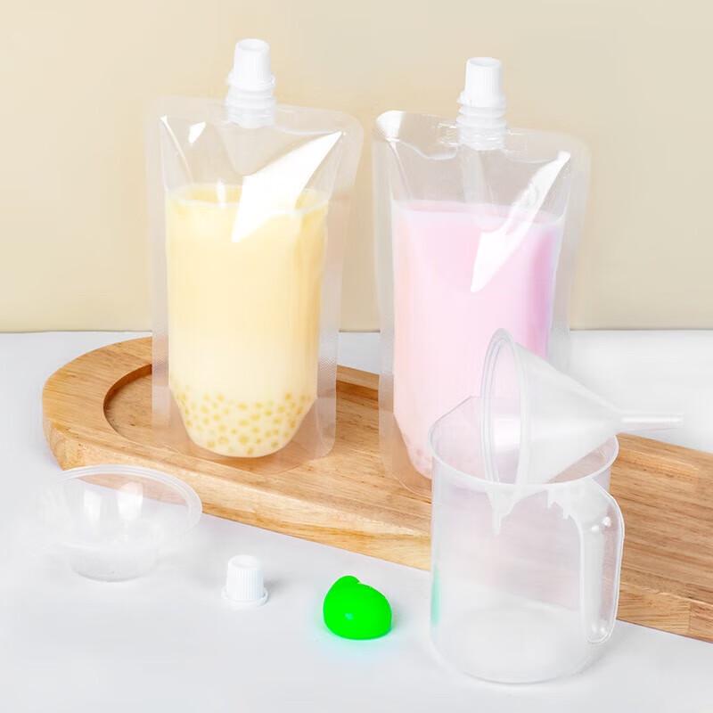 Disposable Transparent Spout Liquid Storage Pouches