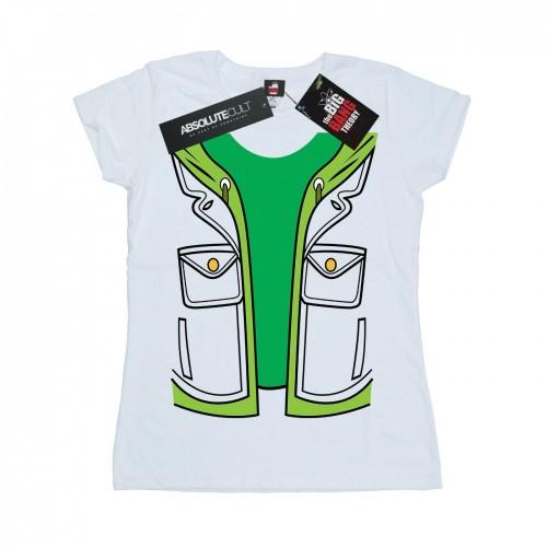

Big Bang Theory Womens/Ladies Leonard Hofstadter Costume Cotton T-Shirt XXL білий