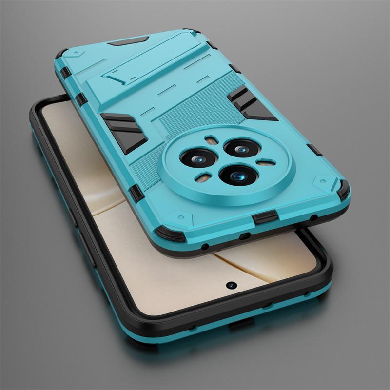 For Realme 14 Pro Case Realme 14 Pro 5G Cover Shockproof TPU Armor PC Silicone Stand Holder Protective Back Cover Realme 14 Pro
