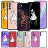 Handyhülle Cover Für Oppo A17 A31 A54 A57 A78 A79 Find X5 X6 Reno 7 8 10 11 12 13 F Pro 5G Weiche TPU Hülle Schwarz Weiß Liebe Kpop