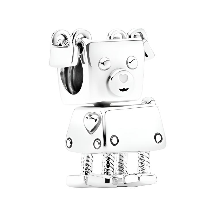 Pandora Cute Dog 925 Silver Pendant Women pendant 797551EN12 Silver