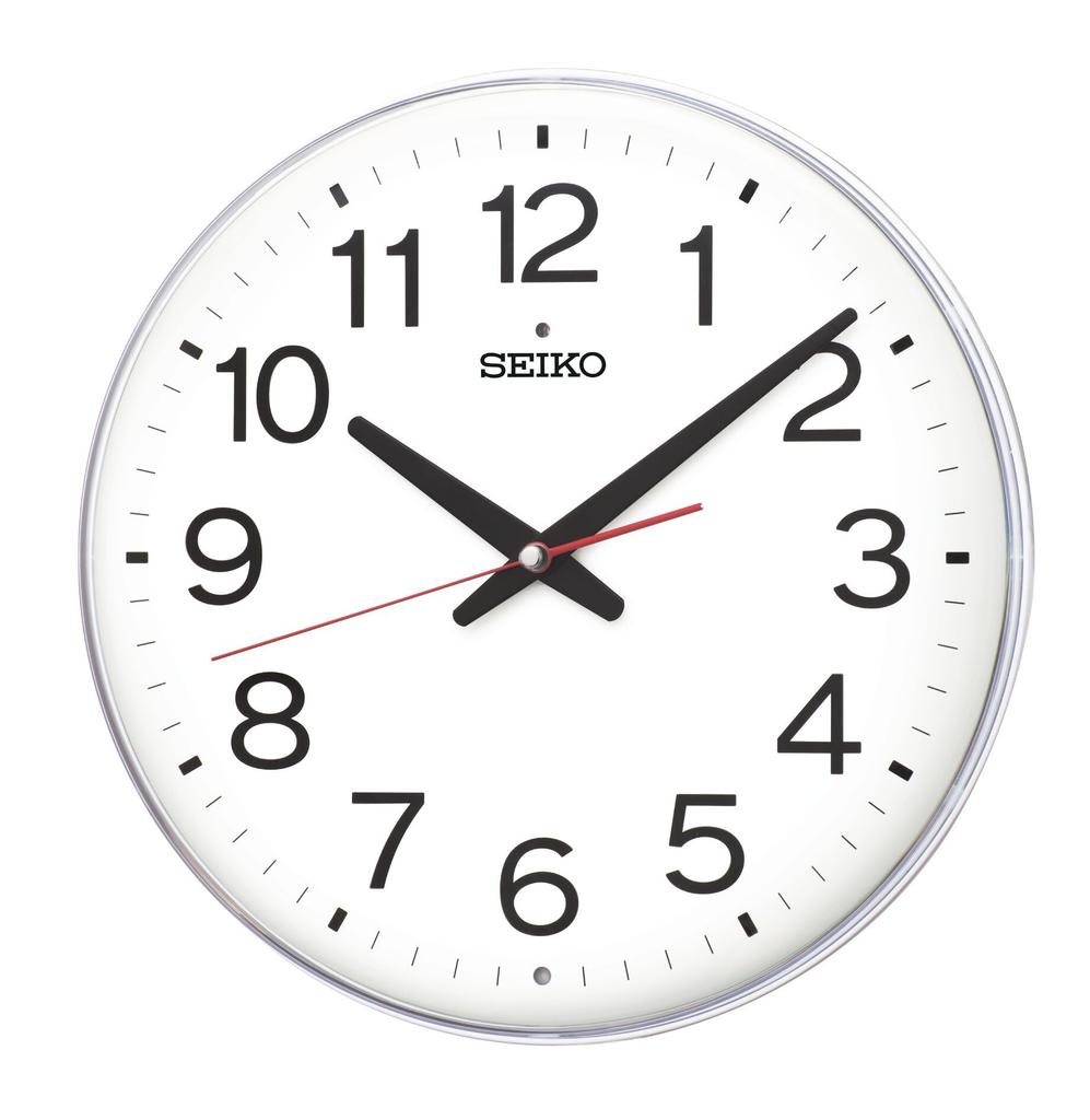 Seiko Clock KX278W Analog Wall 294x47mm Diameter Radio-Controlled Clock,