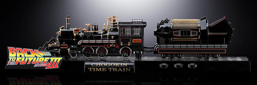 TAMASHII NATIONS Chogokin Zurück in die Zukunft Teil 3 Zeit ungefähr und PVC-Actionfigur Spielzeugpreis 2025 Kidult-Kategorie Exzellenz Zug, 520mm,