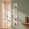 Linked Photo Holder Wall Art Picture Frame 6-Inch Vertical Photo Wall  Bedroom
