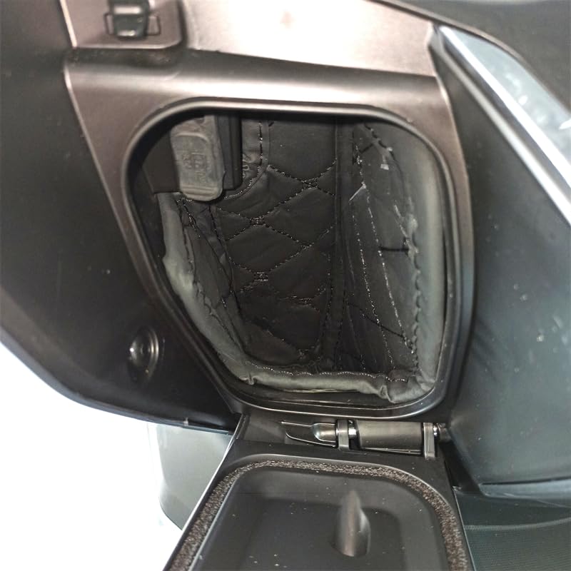 

Коврик для переднего внутреннего бокса мотоцикла из ПУ материала, специальный коврик для хранения, совместимый с сиденьем Honda чёрный