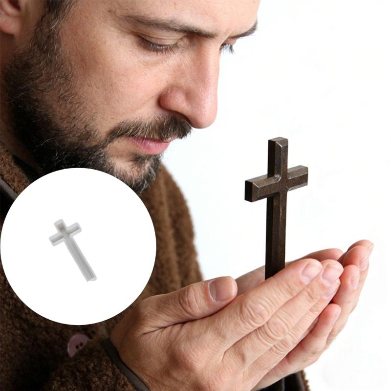 Food Grade Safe Silicone Crosses Craft Mould for Projects Including Soap and Candle Making Easy Releases