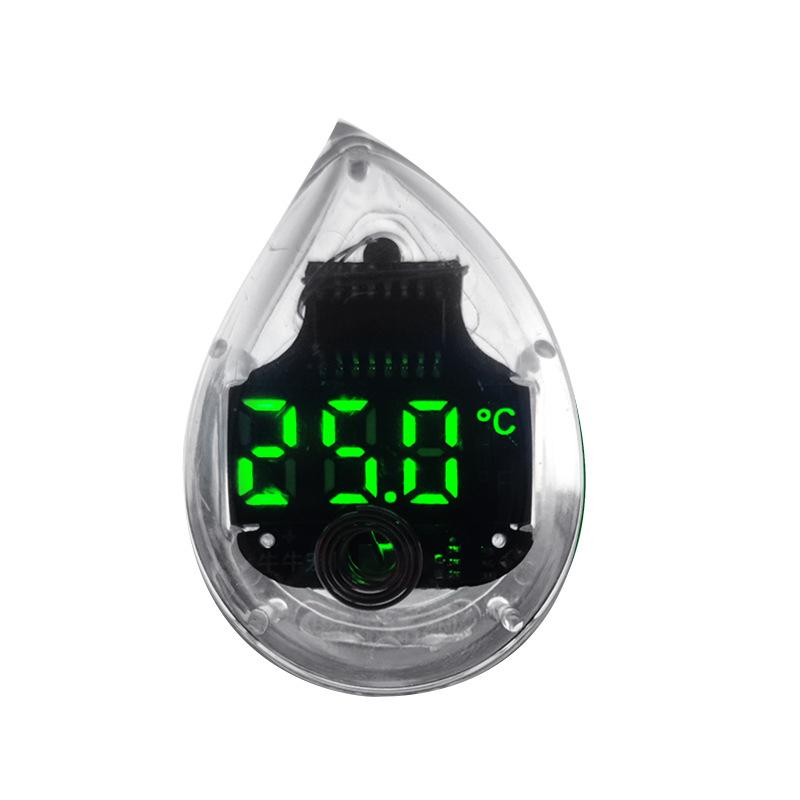 Fish Tank Thermometer Mini Small Electronic High-precision LED Hot Belt Fish Turtle Tank External Attached Aquarium Temperature Measurement