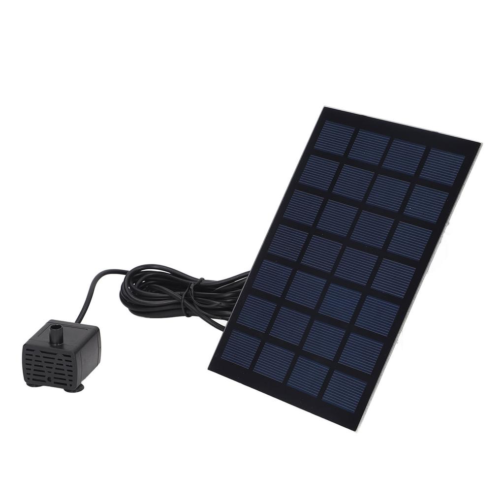 Solar Springbrunnenpumpe Direktantrieb 6 Düsen Geringer Stromverbrauch Solar Schwimmender Springbrunnen für Garten