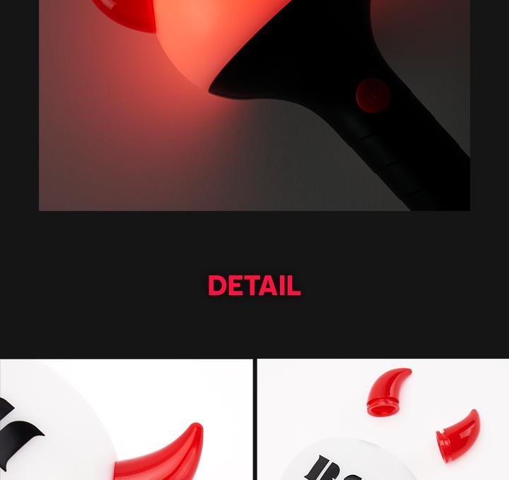 BABYMONSTER OFFIZIELLER Leuchtstab (Oberlicht)