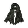 Fashion Solid Color Shiny Bubble Crepe Hijab Long Sunscreen Africa Headband Breathable Thin Muslim Wraps Shawl Women