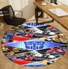 Transformers Pattern Round Rug, Indoor/Outdoor Mat, for Picnic, Gameroom, Bedroom, Office, Living Room, Home Decor Carpet, Birthday Gift