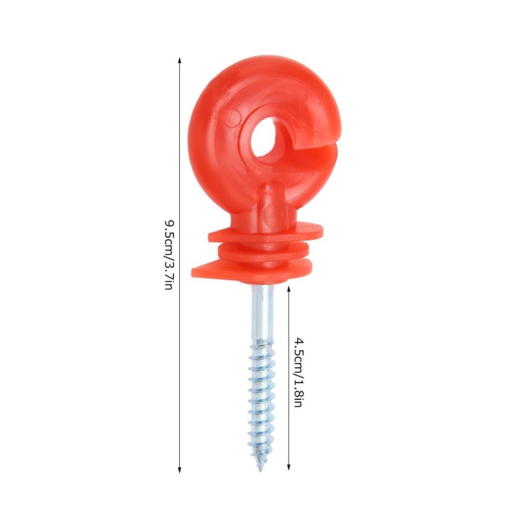 50Pcs Screw In Design Fence Insulator Rainproof Screw In Insulator  Timber Post