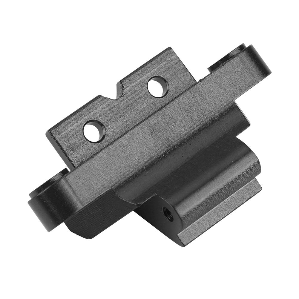 Aluminium Alloy Front Arm Bulk for Axial  Rock Racer 90026 RC Upgrade Part (Black)