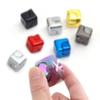 Square Decompression Spinning Top Dice Cube - Anti-Anxiety Fingertip Toys Hand Fidget Spinner Vent Flipo Flip For Children