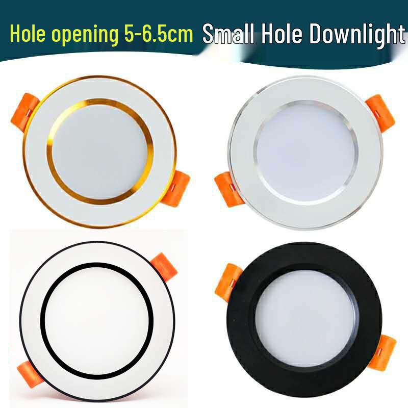 7.5-Inch Recessed Ceiling Downlight with 3-Color Dimming for Living Room