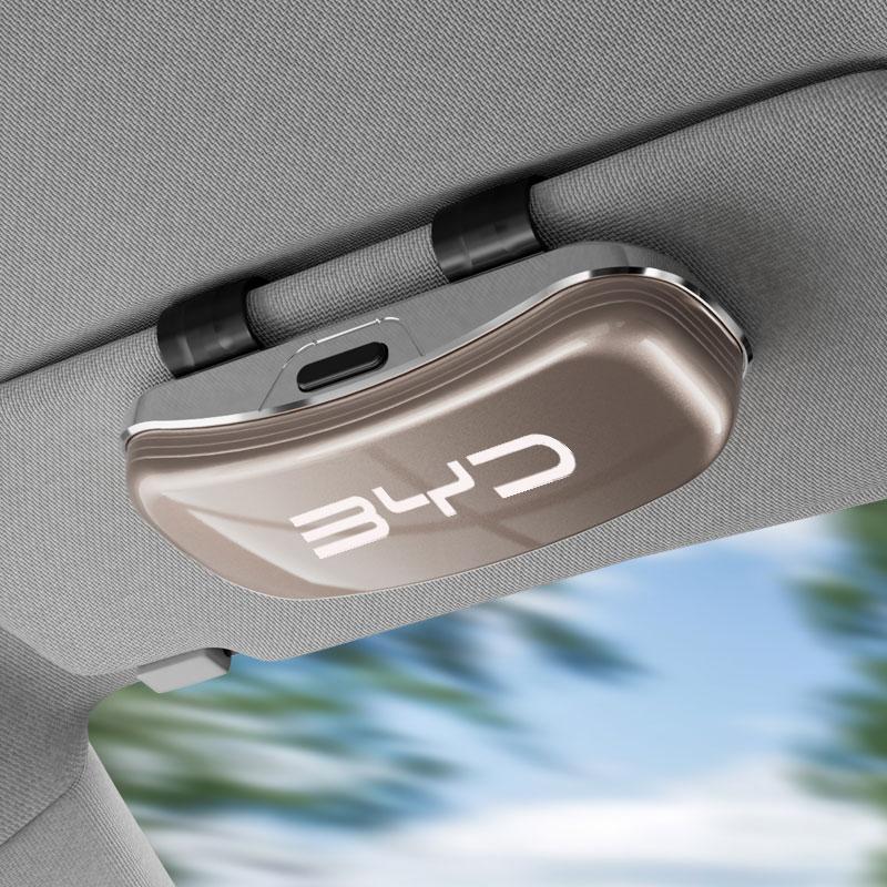 BYD Auto Car Glasses Box Car Glasses Clip Sun Visor Multifunctional General Sunglasses Sunglasses Box Lossless Installation