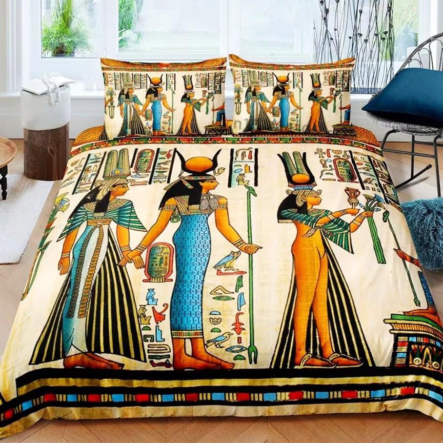 Retro Tribal Duvet Cover Suit Bedding Suit Quilt Cover Three-piece Set
