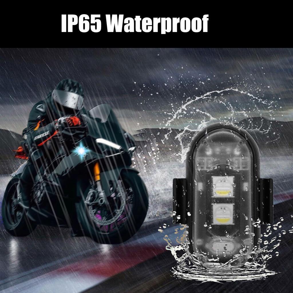 High Brightness Wireless LED Lights USB Rechargeable Waterproof LED Lights Simple Installation for Car Motorcycle Drones