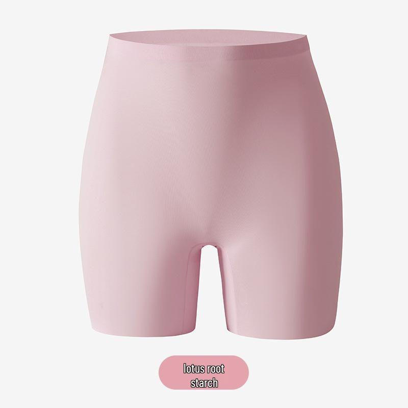 Women s Summer Anti-Exposure Ice Silk Seamless Safety Shorts Large