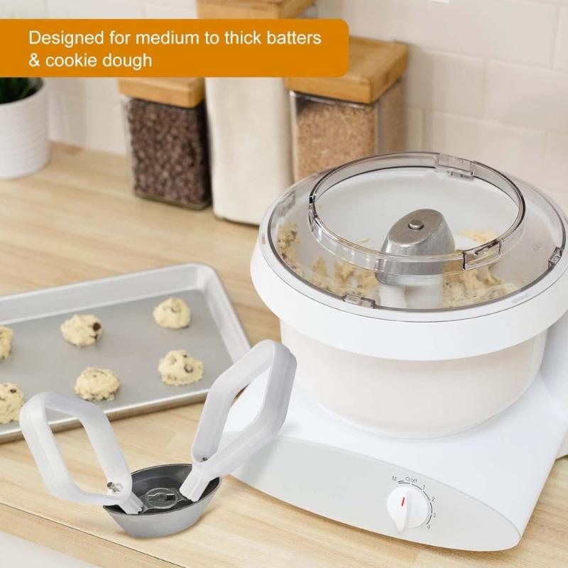 2 Pack Cookie Maker Paddle Cookie Machine Kneading Paddle Cookie Making Paddle Mixer Head Dough Paddle for Baking Use