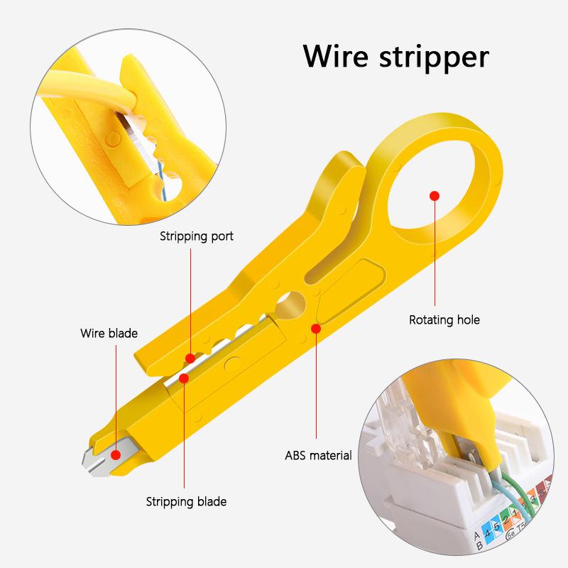 Wire Stripper Screwdriver Wire Stripper Tool Set with Cable Tester