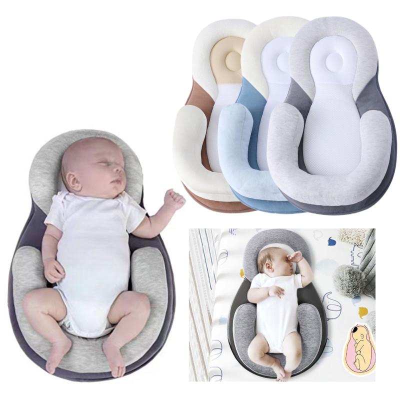 Premium Baby Head Shaping Pillow For Newborns With Comfortable Polyester Fiber Filling