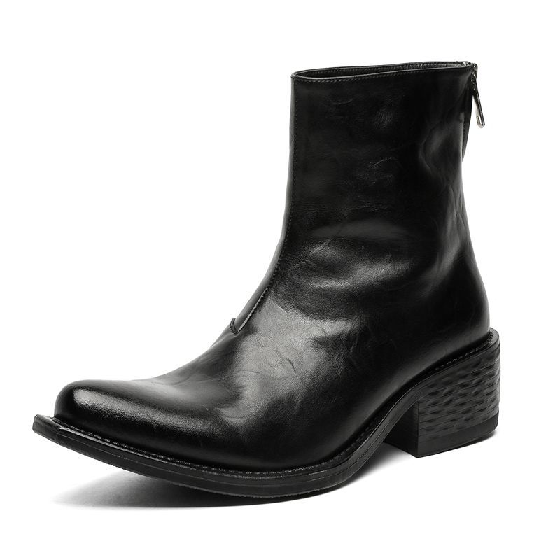 Thick-Soled Wizard Boots Men`S High-Tide Martin