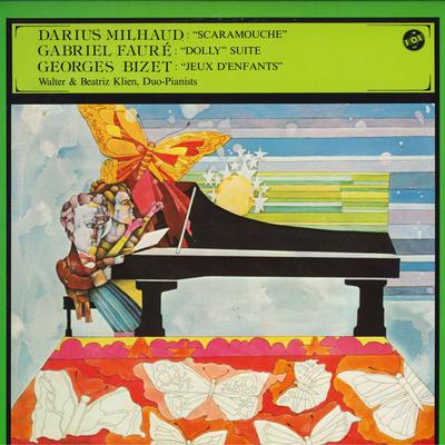 LP Record DARIUS MILHAUD, GABRIEL FAURE, GEOR - Scaramouche / "dolly" Suite / "jeux H4529V VOX Japan Classical Used
