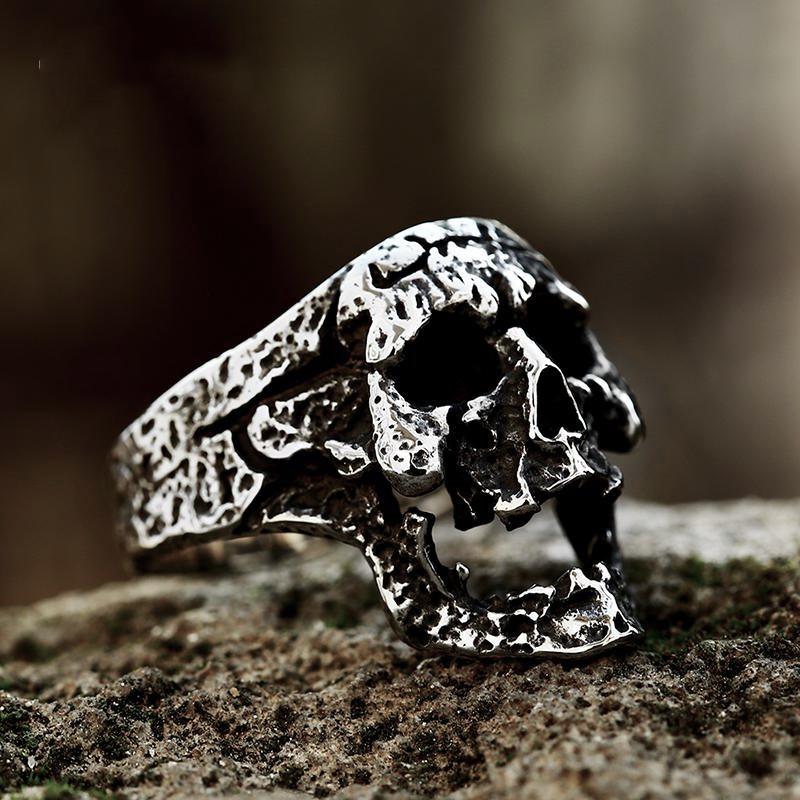 Multi Style Gothic Skull Rings for Men's Punk Hip Hop 316L Stainless Steel Ring Biker Talisman Retro Jewelry Gift Dropshipping