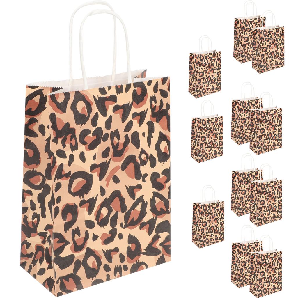 12 st Tygkasse Presentbehållare Papperskassar Mellanstorlek för Packning Inslagning Handhållen Stor Förvaring Festtillbehör