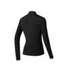 Anta Simple Fashionable Versatile Letter Stand Collar Quick-Dry Long Sleeve T-Shirt Women Tops 162537406-3