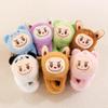 Lovely Kawaii Labubu Animal Slap Snap Wrap Wristband Bracelet Labubu Plush Hand Ring Wristband Kid Toys Birthday Present