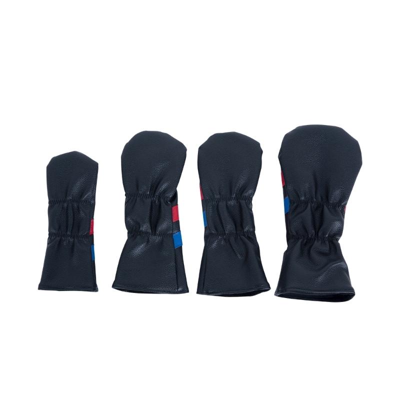Strong PU Golf Iron Protectors Magnetic Closure Universals Water Resistant Protective Club Sleeves For Golf Player