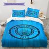 Pure MCFC Pride Bedding Quilt Set Quilt Cover Pillowcase Home Decoration Birthday Gift (1 * Duvet Cover + 2 * Pillowcase, Without Core)