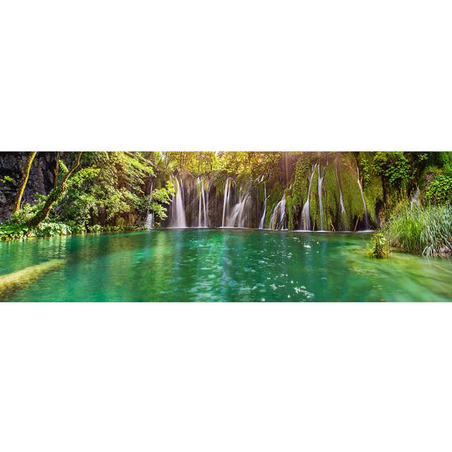 Modern Big Size Landscape Fall Nature Green Tree Canvas Painting Lake Posters and Prints Wall Pictures for Bedroom Home Decor No Frame