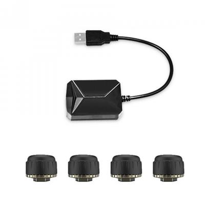 Auto TPMS USB Reifendrucküberwachung Alarmsystem 4 externe Sensoren für Android Auto DVD