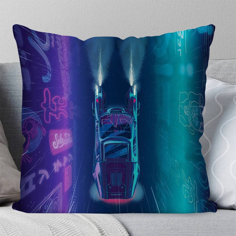 

Blade Runner 2049 Pillow Case Square Pillow Bedroom Sofa Leisure Comfort Cushion Car Living Room Home Decoration 16x16Inch