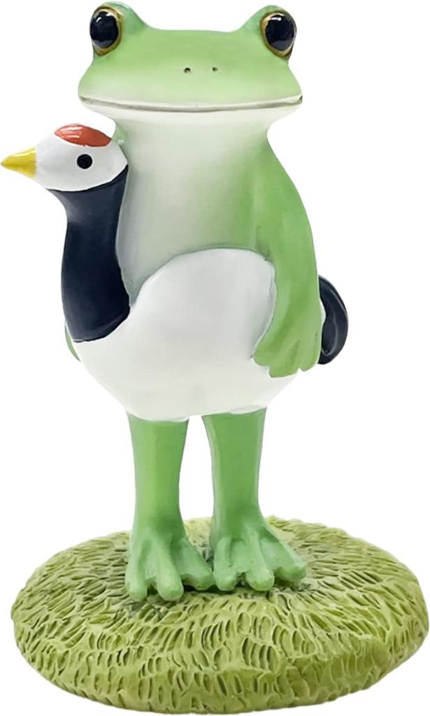 Daikai Copeau Crane and Frog x 3 x cm 74013 3.3 5.1