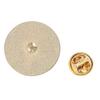 Thermal Transfer Gold Round Metal Brooch Children Day Gift Sublimation Brooch Badge Funny Backpack Accessories