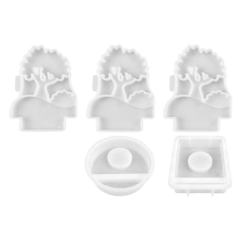 Cute Silicone Molds, 3D Shaped Silicone Molds Decors Fondant Molds Handcrafts Decorations Moulds
