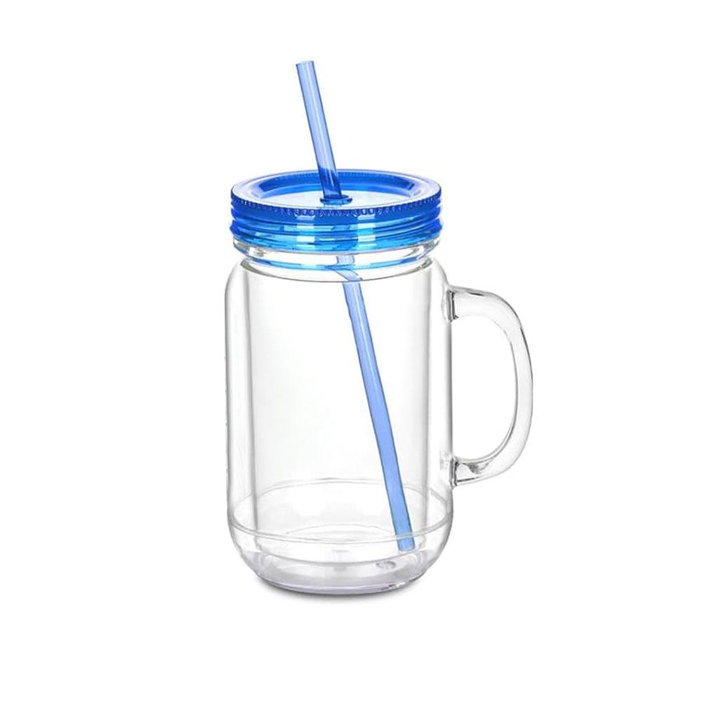 NEW 20 Oz Capacity Snowglobe Tumbler Pre Drilled Hole Clear Snow Globe Cups Double Wall Glitter DIY Cups Party Favors