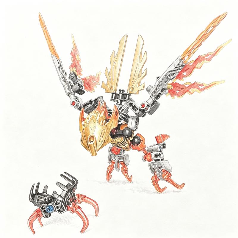 Bionicle Series Skull Warrior Mask Maker Building Blocks Anime Action Figures Soldier Warrior Bricks Toys For Boys Kids Gifts