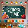 Versatile Decoration School Time Hanging Wall Banner Event Background for Classroom