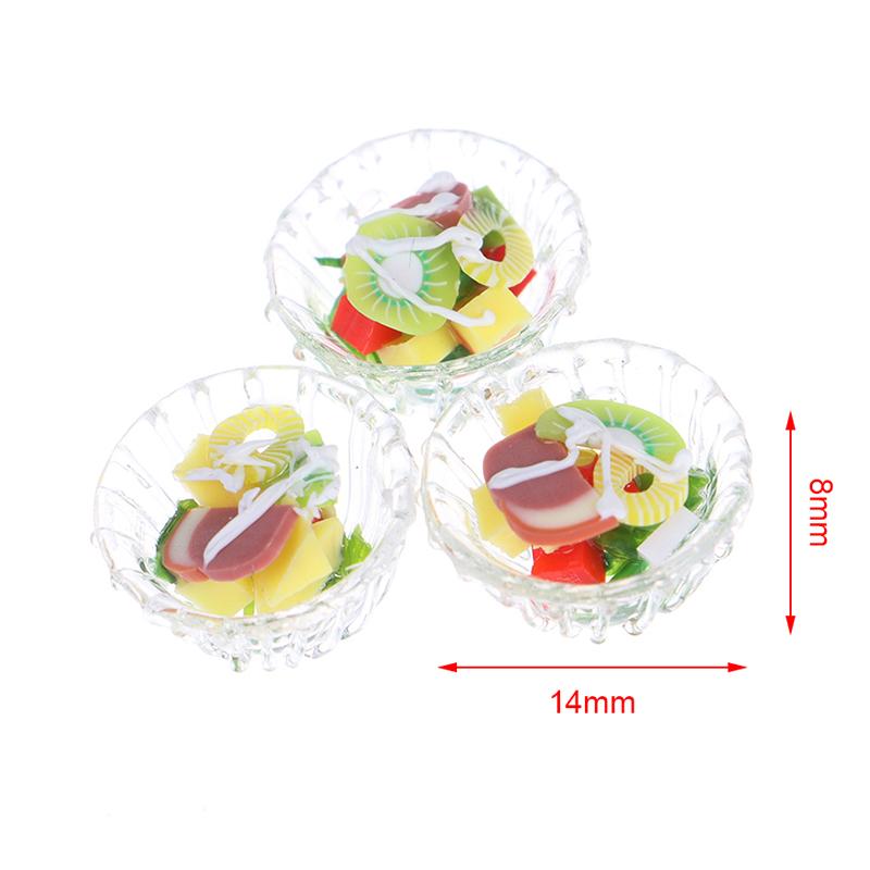 1:12 Puppenhaus Miniatur Mini Gemüsesalat Modell Küchenzubehör Spielzeug