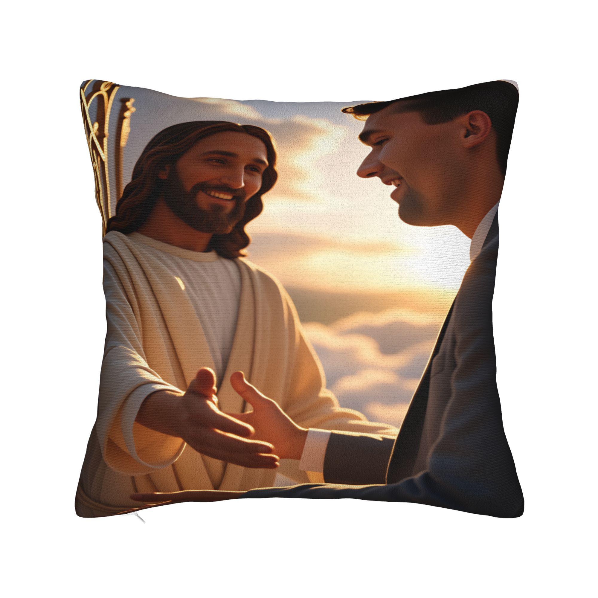 Наволочка  Ангельский Защитник  Чарли Кирка  Персонализированная Наволочка Смешные Наволочки Для Дивана Домашний Декор 12x12Inch