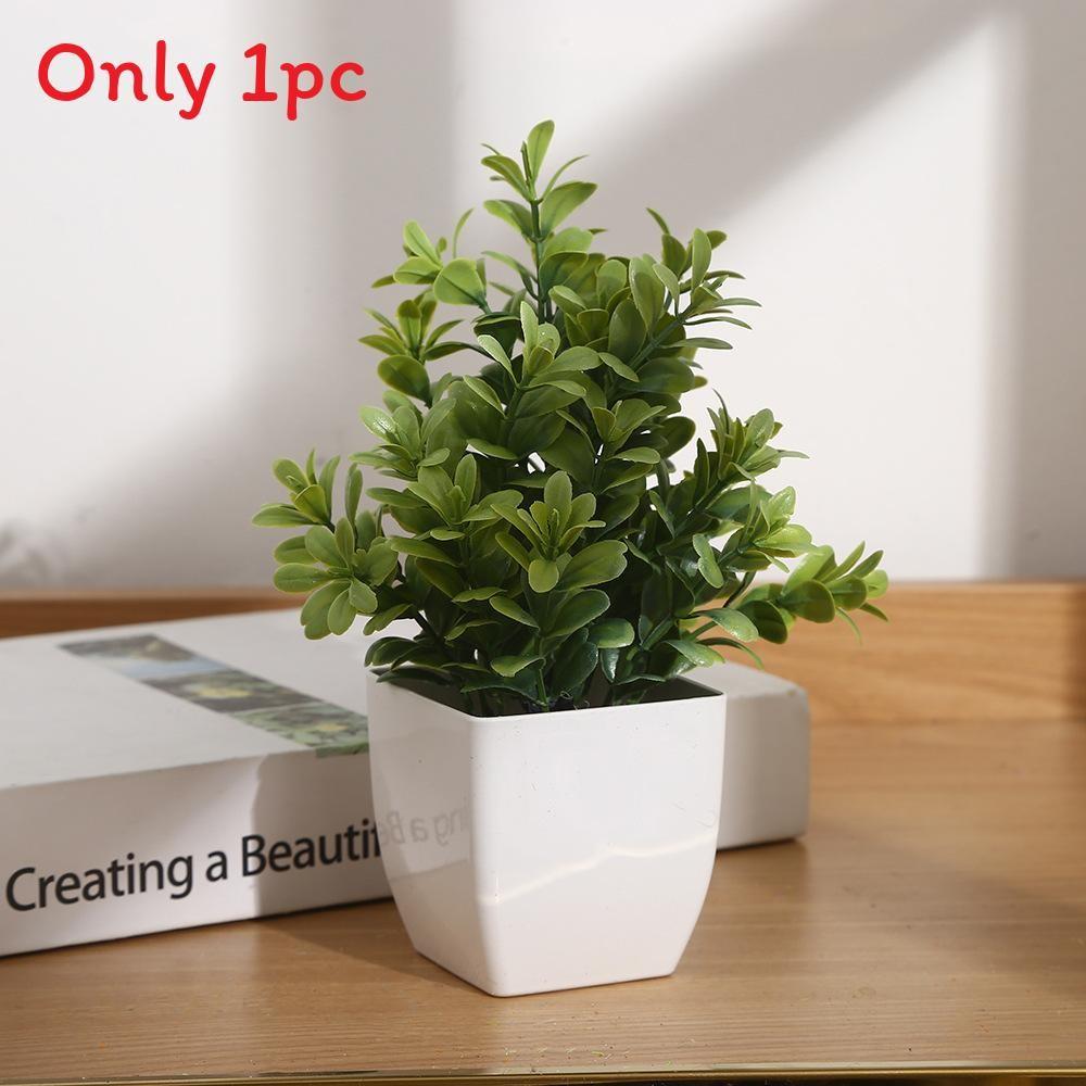 

Eucalyptus Greenery Faux Potted Plant For Indoor Living Room Styling Green Leaf
