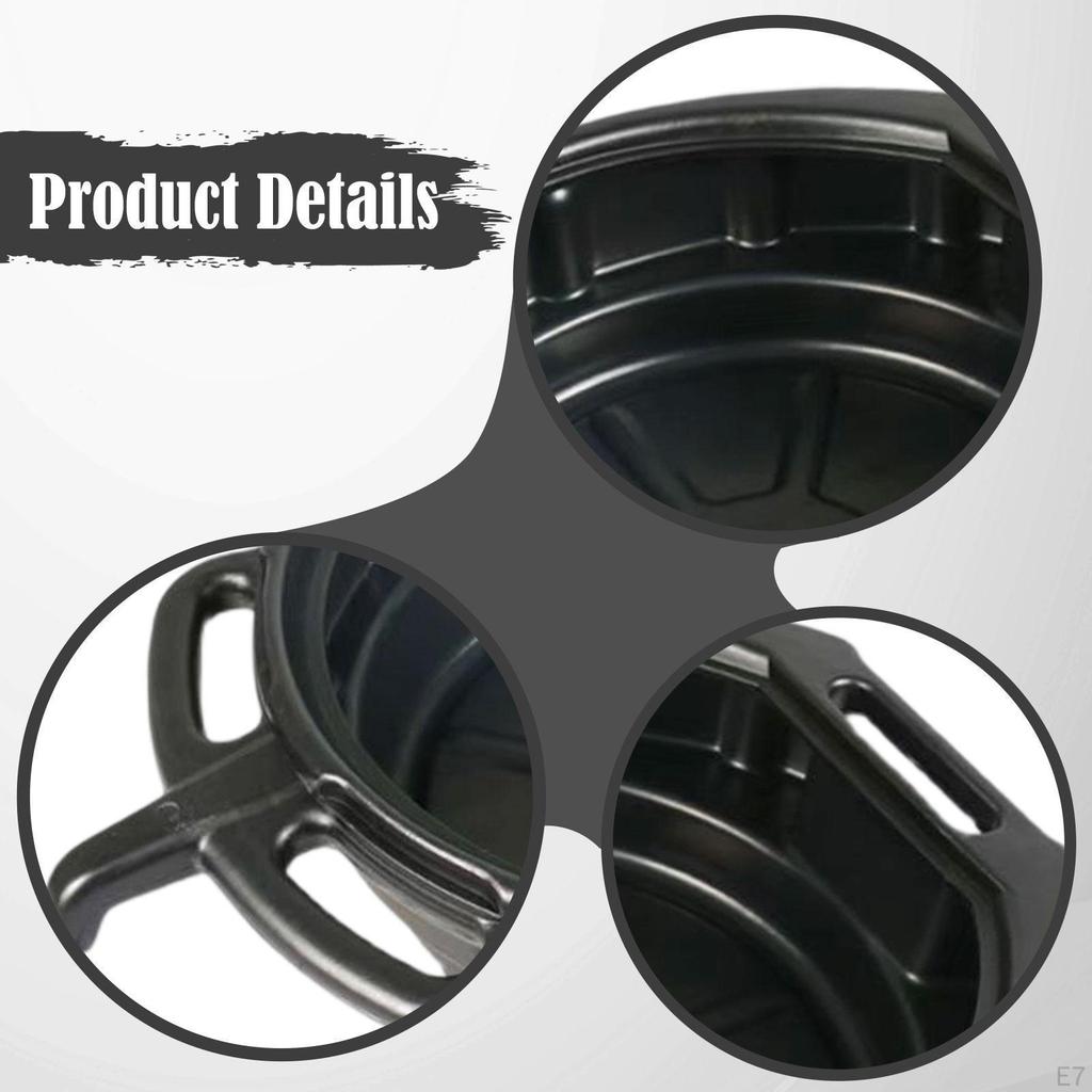 Oil Change Drain Pan Drip Catcher Container Automotive Repair Tool